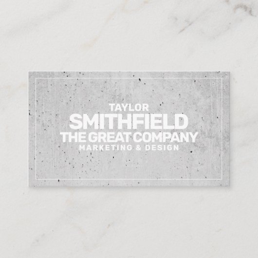 コンクリートプロフェッショナル名刺 名刺 (正面)