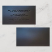 コンクリートプロフェッショナル金モダン属名刺 名刺 (正面/裏面)