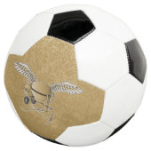 コンクリートミキサーのベージュ サッカーボール (3/4)