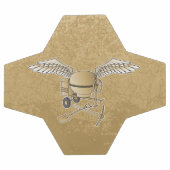 コンクリートミキサーのベージュ サッカーボール (フラット)