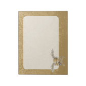 コンクリートミキサーのベージュ ノートパッド (回転)