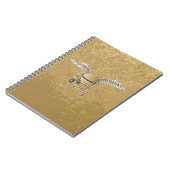 コンクリートミキサーのベージュ ノートブック (左側)