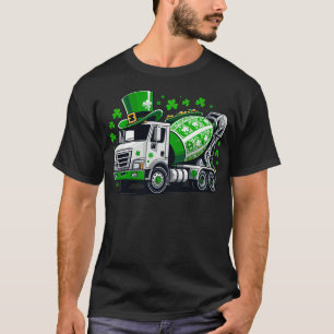 コンクリートミキサートラックキッズトイドラーボーイズSt patricks Tシャツ