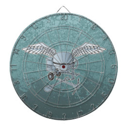 コンクリートミキサーブルーグレー ダーツボード