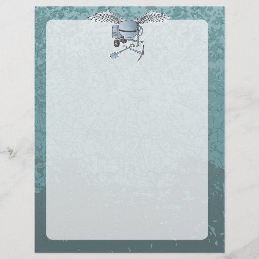 コンクリートミキサーブルーグレー チラシ (正面)