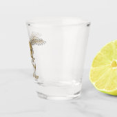 コンクリートミキサーベージュ ショットグラス (右)