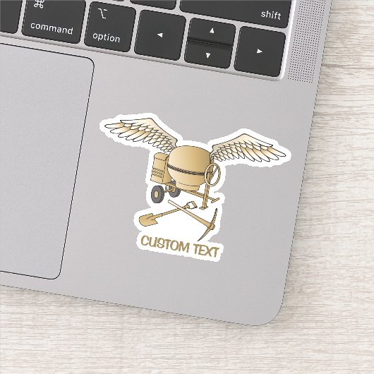 コンクリートミキサーベージュ シール (詳細)