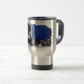 コンクリートミキサー車のトラック トラベルマグ (正面右)