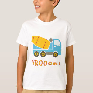 コンクリートミキサー車のトラック Tシャツ