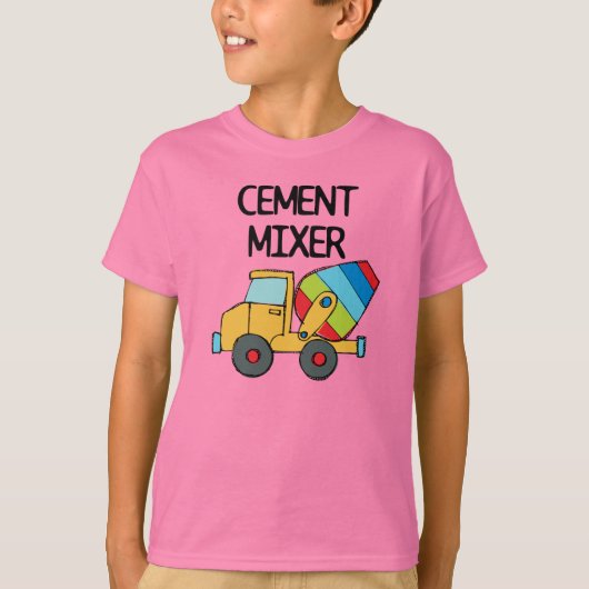 コンクリートミキサー車 Tシャツ (正面)