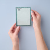 コンクリートミキサー青-灰色 チラシ (手)