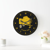 コンクリートミキサー ラージ壁時計 (ホーム)