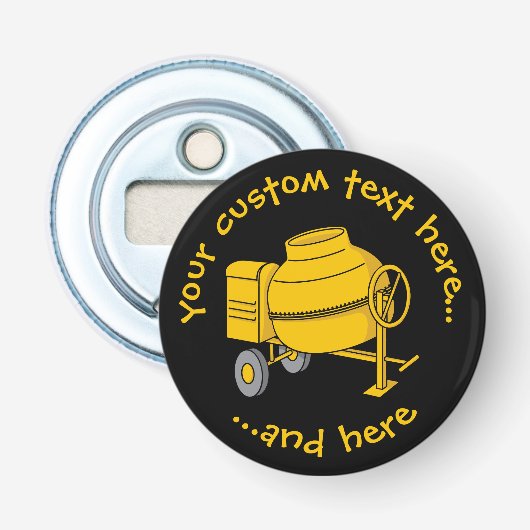 コンクリートミキサー 栓抜き (正面)