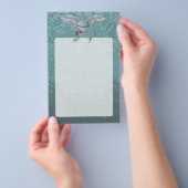 コンクリートミキサー 青灰色 チラシ (ハンドル)