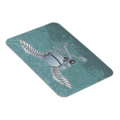 コンクリートミキサー 青灰色 マグネット (右側)