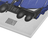 コンクリートミキシング輸送トラックの漫画 カッティングボード (角)