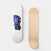 コンクリートミキシング輸送トラックの漫画 スケートボード (正面)