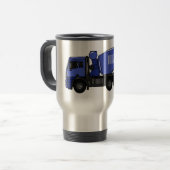 コンクリートミキシング輸送トラックの漫画 トラベルマグ (正面左)