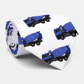 コンクリートミキシング輸送トラックの漫画 ネクタイ (ロール)