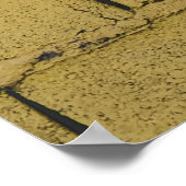 コンクリートレンガの空き壁 ポスター (角)