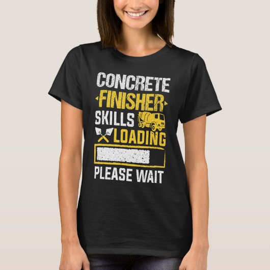 コンクリート仕上げ工スキルロード Tシャツ (正面)