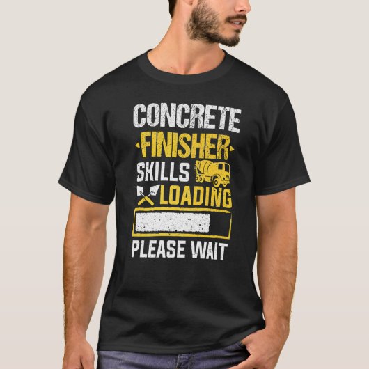 コンクリート仕上げ工スキルロード Tシャツ (正面)