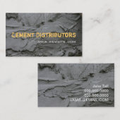 コンクリート分配セメント舗装建築 名刺 (正面/裏面)