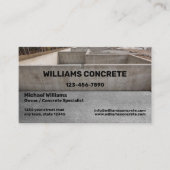 コンクリート及びセメント契約会社 名刺 (正面)