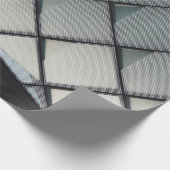 コンクリート壁の建築写真 ラッピングペーパー (角)