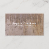コンクリート壁効果素朴、 名刺 (正面)