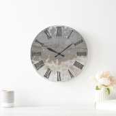 コンクリート壁掛け ラージ壁時計 (ホーム)