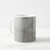 コンクリート壁構造のテクスチャ コーヒーマグカップ (正面左)