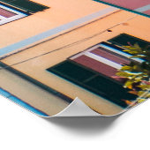 コンクリート家屋の建築写真 ポスター (角)