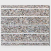 コンクリート小石壁 ラッピングペーパー (フラット)