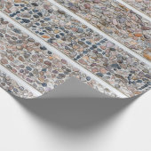 コンクリート小石壁 ラッピングペーパー (角)