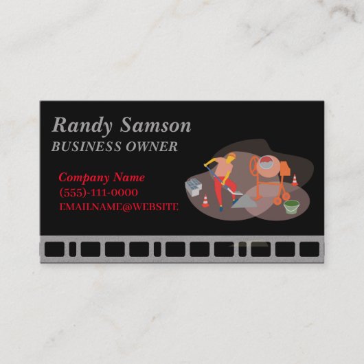 コンクリート建築名刺 名刺 (正面)