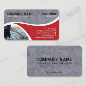 コンクリート敷設、建築、コンクリート 名刺 (正面/裏面)