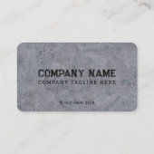 コンクリート敷設、建築、コンクリート 名刺 (裏面)