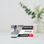 コンクリート敷設、建築、コンクリート 名刺 (スタンド正面)