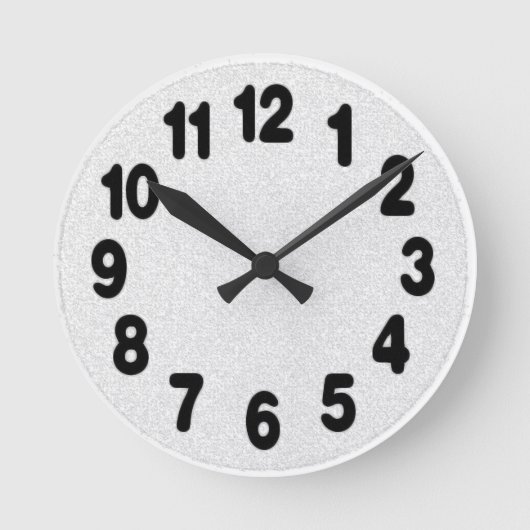 コンクリート時計 ラウンド壁時計 (正面)