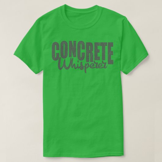 コンクリート泡立て Tシャツ (デザイン正面)