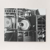 コンクリート混合プラントヴィンテージ写真 ジグソーパズル (横)