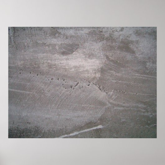 コンクリート灰色の壁漆喰 ポスター (正面)