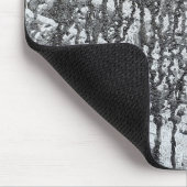 コンクリート絵を描の黒い点滴 マウスパッド (コーナー)