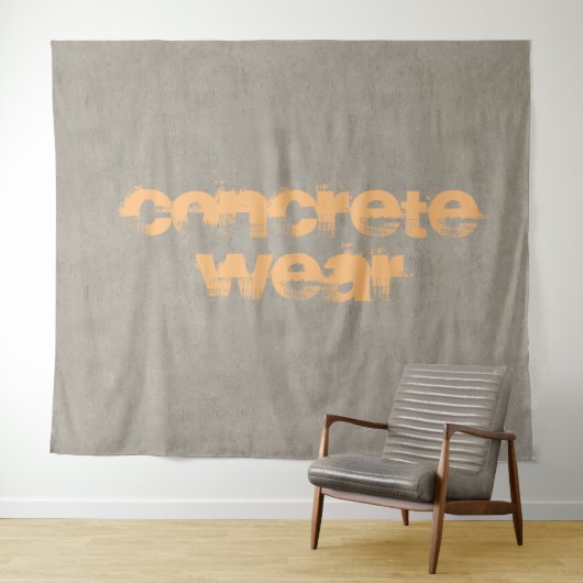 コンクリート衣服 タペストリー (インサイチュ(横))