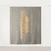 コンクリート衣服 タペストリー (正面)