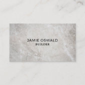 コンクリート表面、建物会社、建築業者 名刺 (正面)