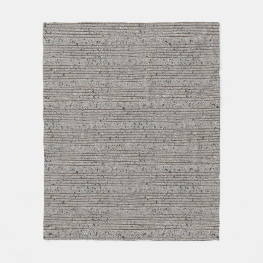 コンクリート調整グレーセメント歩道 フリースブランケット (正面)