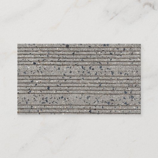 コンクリート調整グレーセメント歩道 名刺 (正面)