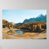 コンクリート道路の空中写真撮影 ポスター (正面)